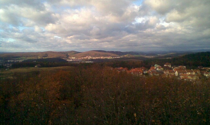 Ostr Horka - pohled na ivanovick kopce