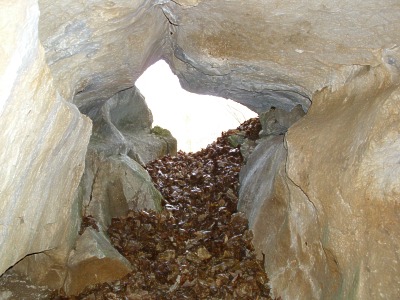 Jeskyn Nad Klnikou - pohled ven