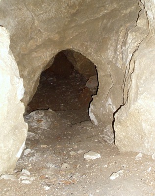 Jeskyn Klnika - komrka na konci lev chodby