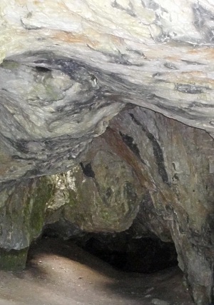 Ciknsk jeskyn - detail stropu s nteky