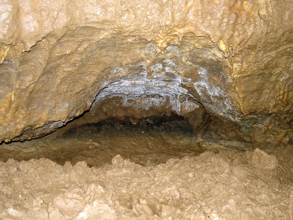 Vyzdoben kapsa v Mlin jeskyni