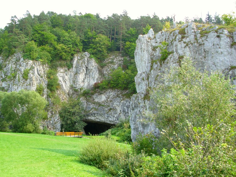 Sloupsko-ovsk jeskyn - vstup u Hebene