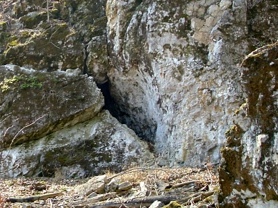 Jeskyn v skalnm masivu Vepku